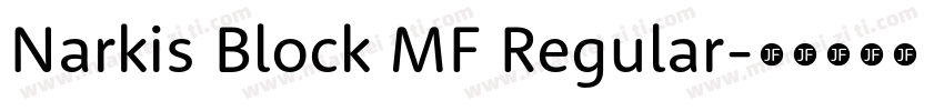Narkis Block MF Regular字体转换